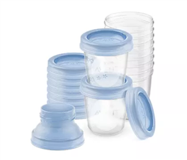 Vasos para almacenamiento leche materna Philips SCF618/10 Outlet